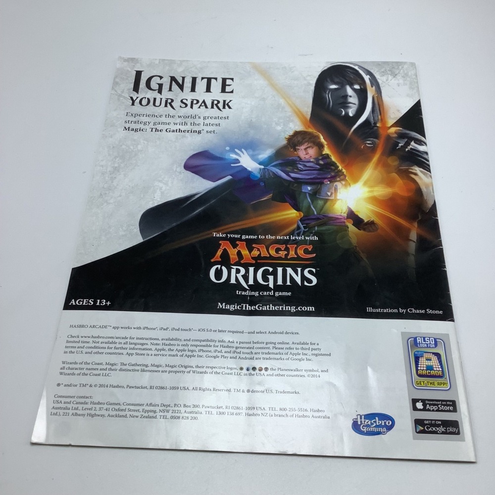 Magic The Gathering Arena Of The Planeswalkers Instructions‎ - Game Guide Only